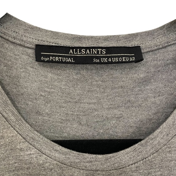 All Saints Gray Mini Dress - Picture 4 of 7